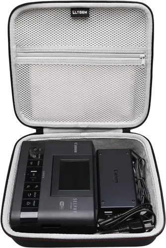 LTGEM - Funda de impresora portátil compatible con Canon Selphy CP1500/CP1300 impresora fotográfica compacta, bolsa de almacenamiento de viaje de