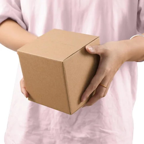 Miniatura 5 de CRUGLA 40 Paquetes Cajas de Envío 5x5x5 para Pequeñas Empresas, Cajas de Cartón Corrugado a Granel para Envío Empaque Correo