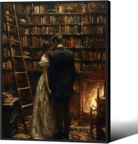 Miniatura 25 de Pósteres vintage de la biblioteca Moody de estilo gótico oscuro, academia estética, arte de pared, libro victoriano antiguo, impresiones en lienzo