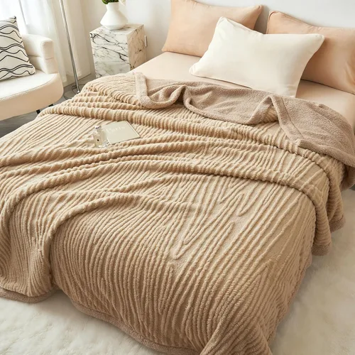 Miniatura 2 de PU MEI Manta Sherpa para sofá de 60 x 80 pulgadas, manta de forro polar mullida, suave y acogedora para cama, manta gruesa y cálida para todas