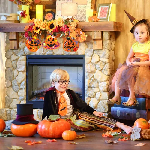Miniatura 6 de Winlyn 30 kits de decoración de calabaza de Halloween para otoño, kits de manualidades de calabaza, formas de calabaza de espuma con calcomanías