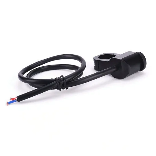 Miniatura 2 de Interruptor de control impermeable para manillar de motocicleta de 12 V, aluminio CNC para manillar de menos de 7/8 pulgadas, 0.906 in (0.866 in)