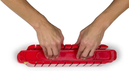 Miniatura 5 de Architec Máquina apilable de cinco minutos, color rojo, sin BPA, apto para lavavajillas