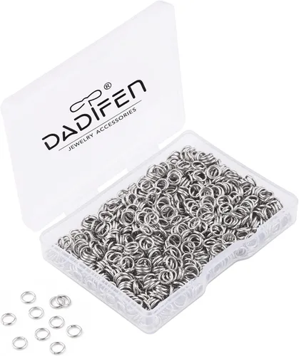 Miniatura 9 de Anillos de salto de oro de 0.157 in, 0.197 in, 0.236 in, 0.276 in, 0.315 in, 0.394 in, anillos de salto abiertos para joyería suministros