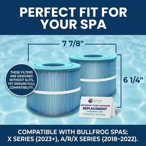 Miniatura 2 de 10-00282 Hot Tub Things - Cartuchos de filtro de spa - Compatible con Bullfrog®, Pleatco PBF40, Filbur FC-9900, PVT50W - Filtros de bañera