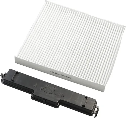 68406048AA Filtro de aire de cabina y puerta de acceso al filtro compatible con Dodge Ram 1500 2500 3500 4500 5500 Kit de filtro de aire de cabina