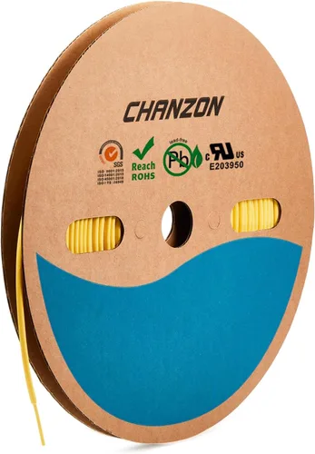 Miniatura 12 de CHANZON - Tubo termorretráctil de poliolefina de 2:1, relación 3/16" (5mm), rollo de 8 pies (2.5M de longitud total), funda transparente