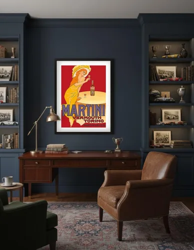 Miniatura 4 de Martini Vermut - Martini & Rossi - Turín (Torino) Italia - Póster publicitario italiano vintage por Marcello Dudovich c.1910 - Impresión artística