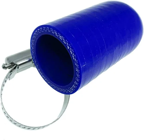 Miniatura 23 de Tapa de Refrigerante de Silicona Reforzada Universal Negra de 1/4" (6.5mm) con Abrazadera para Calentador de Derivación Puerto de Agua al Vacío Kit