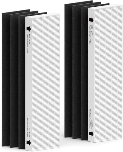 Miniatura 7 de Paquete de 2 filtros de repuesto para purificadores Fellowes AeraMax 290/300/DX95 y HF-300/AP-300PH, se adapta a las partes # 9287201 y 9324201, 2
