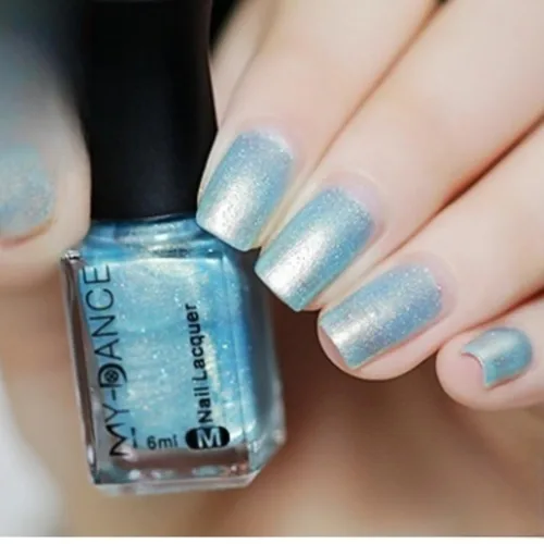 Miniatura 28 de Esmalte de uñas plateado, efecto espejo metálico, decoración de uñas metálica de larga duración no desprendible, esmalte de uñas brillante para 12#