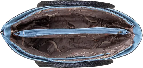 Miniatura 6 de Montana West Bolsas Tote Tejidas para Mujeres, Carteras y Bolsos de Mano con Bolsillo Trasero con Cremallera