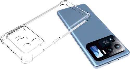 Miniatura 3 de USTIYA Funda para Mi 11 Ultra Clear TPU Cuatro Esquinas Cubierta Protectora Transparente Suave