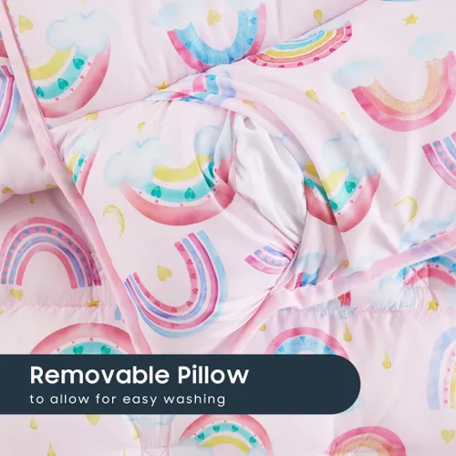 Miniatura 4 de Wake In Cloud - Tapete para siesta con almohada y manta, para niños y niñas a partir de 3 años en jardín de infantes, preescolar, saco de dormir