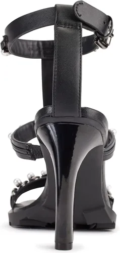 Miniatura 2 de Karl Lagerfeld Paris womens Midge T-strap Studded Heel Sandal