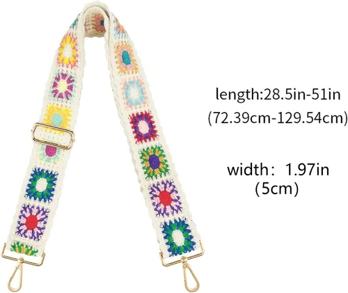 Miniatura 653 de ZOOEASS - Correa de repuesto para cartera, para colgar en el hombro o para cruzar, ancha y ajustable, de lona