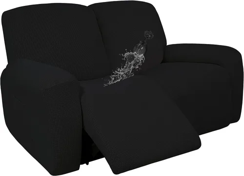 Miniatura 13 de Easy-Going - Funda 100 % impermeable doble para sofá reclinable, diseño jacquard, en 1 pieza, a prueba de derrames, para niños, mascotas, perros
