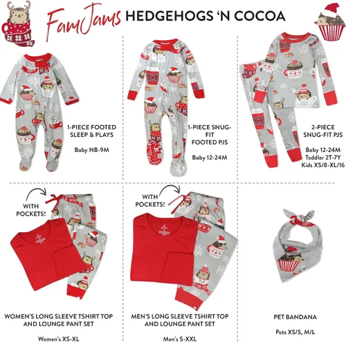 Miniatura 2 de HonestBaby - Pijama familiar navideña de algodón orgánico