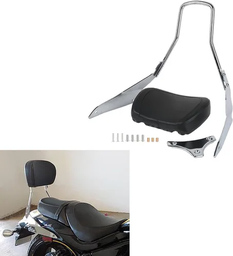 Miniatura 6 de TCT-MOTORPARTS Respaldo de barra Sissybar desmontable para pasajero Suzuki Boulevard M109R Boss 2006-2023; M109R2 2008 2009; Limited 2007-2011