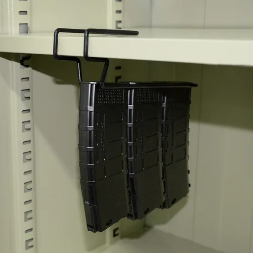 Miniatura 8 de Adoreal Soporte universal para revistas, paquete de 2 estantes seguros para debajo de la pistola, organizador seguro para armas y accesorios