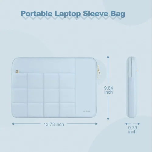 Miniatura 5 de Funda para laptop de 13.3 pulgadas, 13-13.3 pulgadas compatible con MacBook Neo/Air 13 13.6/Pro 13/Pro 14, HP Dell ASUS Acer Lenovo, doce bolsas