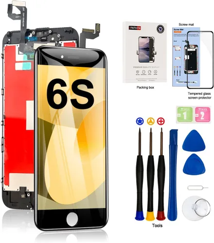 Miniatura 10 de EFAITHFIX para iPhone 8/SE 2020 Reemplazo de pantalla LCD blanca de 4.7 pulgadas, marco de montaje de pantalla táctil 3D, digitalizador con kit
