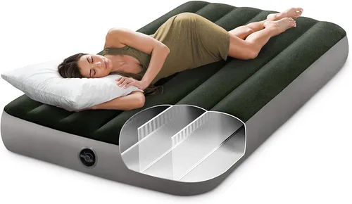 Miniatura 2 de Intex 64777E Dura-Beam Standard Prestige Colchón de aire: Fiber-Tech - Tamaño individual - Bomba de batería de mano - Altura de la cama de 10