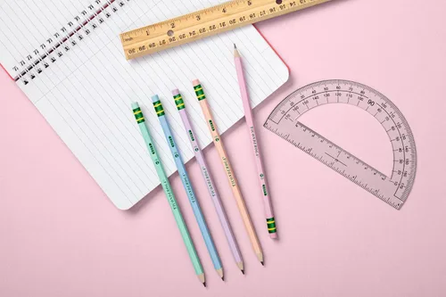 Miniatura 7 de Ticonderoga® Lápices pastel, 2 suaves, colores surtidos, paquete de 10 lápices