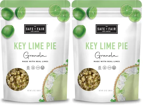Miniatura 20 de Safe + Fair - Granola de Pastel de Cumpleaños, sin gluten, vegano y a base de plantas con chispitas naturales, 0g de grasas trans, sin OGM, kosher