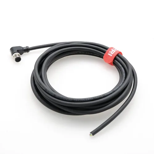 Miniatura 14 de M12 - Conector de sensor hembra de 8 pines para volar Cable de protección eléctrica impermeable para aplicaciones de automatización