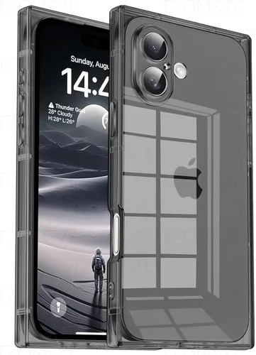 Miniatura 9 de Funda Tzomsze Compatible con iPhone Air Clear Funda, Protección de Cámara, Esquinas Reforzadas TPU Delgada Resistente a Golpes Funda Protectora