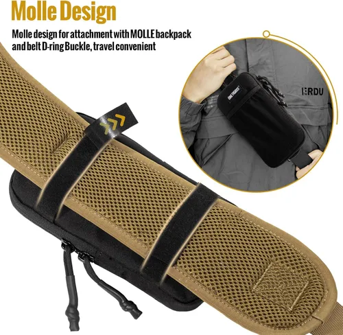 Miniatura 4 de ONETIGRIS Funda para teléfono celular, soporte de cinturón Molle para hombres, para iPhone 17 Pro Max/Air/17/16/15/14/13/12/11/X/XR/XS/8 Plus/7/6