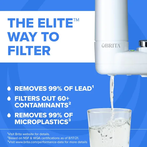 Miniatura 2 de Brita Sistema de filtro de agua para montaje en grifo, blanco, filtración sin espera, fácil instalación, filtro de agua multiusos para cocinas