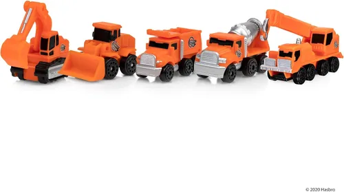Miniatura 7 de Micro Machines MMW0021 Paquete de Equipo de Construcción, Presenta 5 Más Escena Correspondiente - Autos de Juguete Temáticos Altamente
