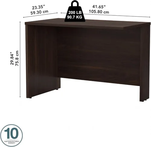 Miniatura 2 de Bush Business Furniture Studio C - Escritorio de 42 W, color nogal negro