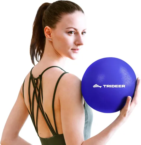 Miniatura 17 de Trideer Pelota de pilates de 9 pulgadas, pelota de ejercicio pequeña para yoga, entrenamiento de núcleo, terapia física, equilibrio, estabilidad