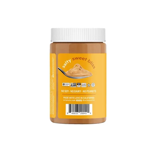 Miniatura 9 de Octonuts Mantequilla de anacardos con sal marina tostada y caramelo 16oz - Mantequilla de frutos secos pura y cremosa - Alimentos deliciosos - Sin