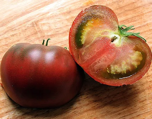 Black Krim Semillas de tomate - Tomate grande reliquia - Uno de los tomates más deliciosos para el cultivo en casa,