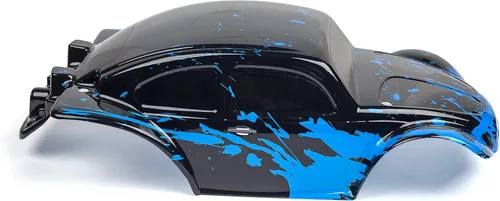 Miniatura 5 de SummitLink Cuerpo personalizado azul fangoso sobre negro compatible con escala 1/10 RC coche o camión (camión no incluido) STB-BB-01