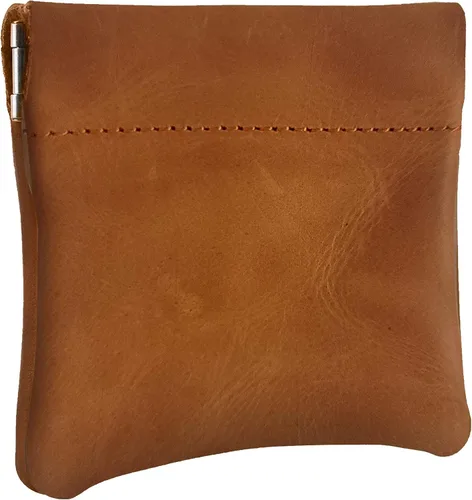 Miniatura 51 de Monedero clásico a presión, de cuero, para hombre de Nabobb, negro