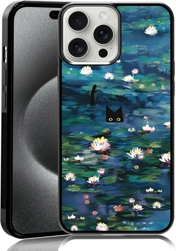Miniatura 93 de Elegante funda de teléfono con diseño de gato Marie compatible con iPhone 11, funda de encaje dorado para iPhone, a prueba de golpes, rosa fucsia
