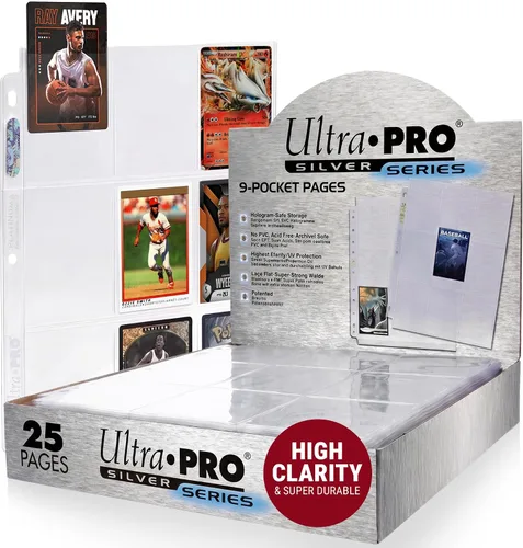 Ultra Pro Silver Series 9 páginas de bolsillo (paquete de 25 unidades)