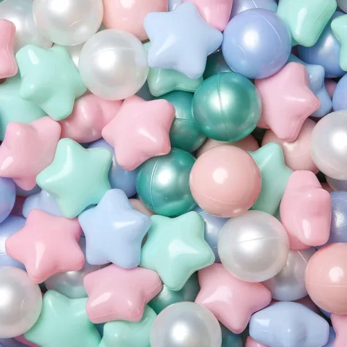 Miniatura 26 de GOGOSO Pelotas de juego de bolas de plástico para bebés, niños y niñas, decoración de casa de juegos, piscina, diversión sin ftalatos, sin BPA, Un