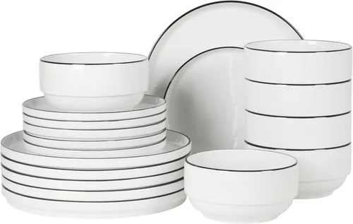 Miniatura 10 de Juego de vajilla Gibson Home Blanco (Coupe - 30pcs)