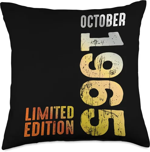 Miniatura 4 de Since October 1965 Retro 1965 Vintage 1965 October Throw Pillow