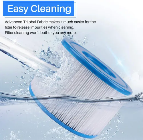 Miniatura 4 de POOLPURE Filtro para bañera de hidromasaje, 29001E, filtro PureSpa tipo S1, filtro de spa 11692, cartuchos de piscina fáciles de configurar