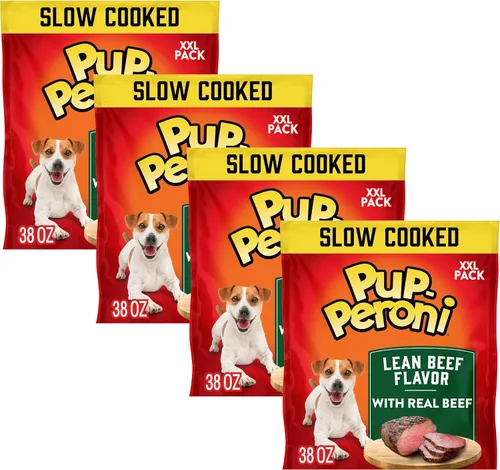 Miniatura 36 de Pup-Peroni Golosinas para Perros, Sabor a Carne de Res Magra, 38 Onzas, Hechas con Carne de Res Real, 90% Libre de Grasa