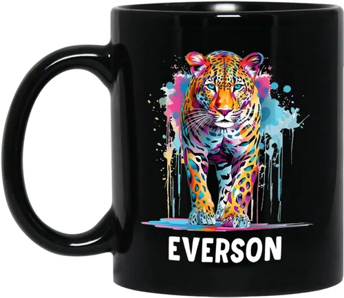 Miniatura 16 de Taza de café negra de hormigas personalizada de 11 onzas, 15 onzas, taza de café de hormigas personalizada con nombre, taza de té de cerámica