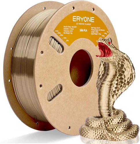 Miniatura 60 de ERYONE Filamento de ácido poliláctico (PLA) de seda bicolor para impresora 3D, de 1.75 mm +/- 0.03 mm, carrete de cartón de 1 kg (2.2 libras)