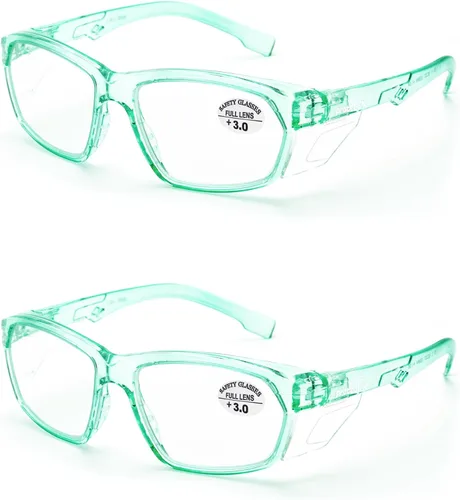 Miniatura 44 de ProtectX Elegantes gafas de seguridad antivaho y resistentes a los arañazos, gafas de protección UV, lentes de bloqueo de luz azul para hombres